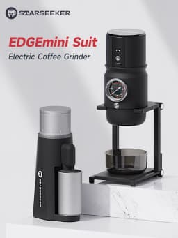 STARSEEKER EDGE Mini Portable Electric Coffee Grinder 38mm Cone Burr Stepless Adjustable Type-C Home Outdoor Travel Suit
