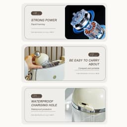 Portable Washable Fully Electric Facial Cleanser And Shower Gel Quick Foaming Cleaning Tool Suitable For Suitable For Daily Life