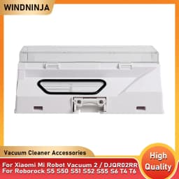 Dust Box For Mi Robot Vacuum 2 For Roborock S5 S50 S51 S52 S55 S6 T4 T6 Robot Vacuum Cleaner Accessories Parts Dust Bin Box Kit