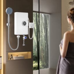 Smart Inverter Electric Water Heater Instant Water Heater Fast Heating Shower Instant Heating Water Heater LED Touch Controls