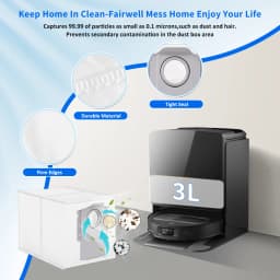 Dust Bag Part For Roborock Qrevo Curv Qrevo Edge Qrevo MaxV Qrevo Master Q Revo Qrevo S Qrevo Pro Plus Slim Vacuum Bag Accessory
