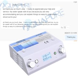 AQUPAURE Medical Ozone Generator LCD Panel Ozone Therapy Machine, Ultra Pure O3 Patent Design