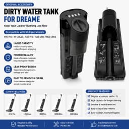 Original Dreame H20 Pro Dirty Water Tank Accessory For H14 Pro/H14 Dual /H20 Ultra/H30 Ultra Wet Dry Vacuum Cleane Spare Parts