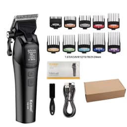 Kemei KM-1858 10W Professional Electric Hair Clipper,KM-264 5W Cordless USB Charging Rechargeable Clippers,Hair Trimmer Kit