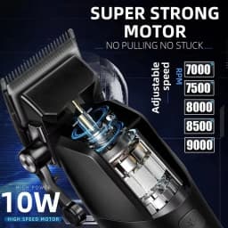 Kemei KM-1858 10W Professional Electric Hair Clipper,KM-264 5W Cordless USB Charging Rechargeable Clippers,Hair Trimmer Kit