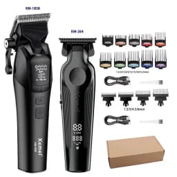 Kemei KM-1858 10W Professional Electric Hair Clipper,KM-264 5W Cordless USB Charging Rechargeable Clippers,Hair Trimmer Kit