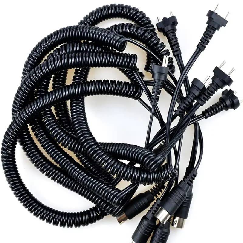 Manicure Drill Accessorie Handpiece 210 204 90 105L 102L Power 1PC Black Grey 3-pin 9mm 6mm Marathon Strong Cable Electric