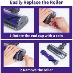 For Dyson V6/DC V7 V8 V10 V11 V15, Direct Drive Vacuum Brush Head, Carpet & Hard Floor Attachment,Comparable to Original Quality