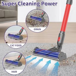 For Dyson V6/DC V7 V8 V10 V11 V15, Direct Drive Vacuum Brush Head, Carpet & Hard Floor Attachment,Comparable to Original Quality