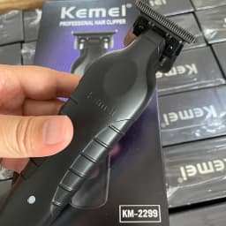 Kemei 2299 Barber Cordless Hair Trimmer 0mm Zero Gapped Carving Clipper Professional Electric Finish Cutting Machine