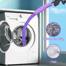 1pcs Upgraded Dryer Vent Cleaner Kit:Universal Vacuum Hose Attachment Deep Cleaning Brush for Lint Removal Fits All Vacuums