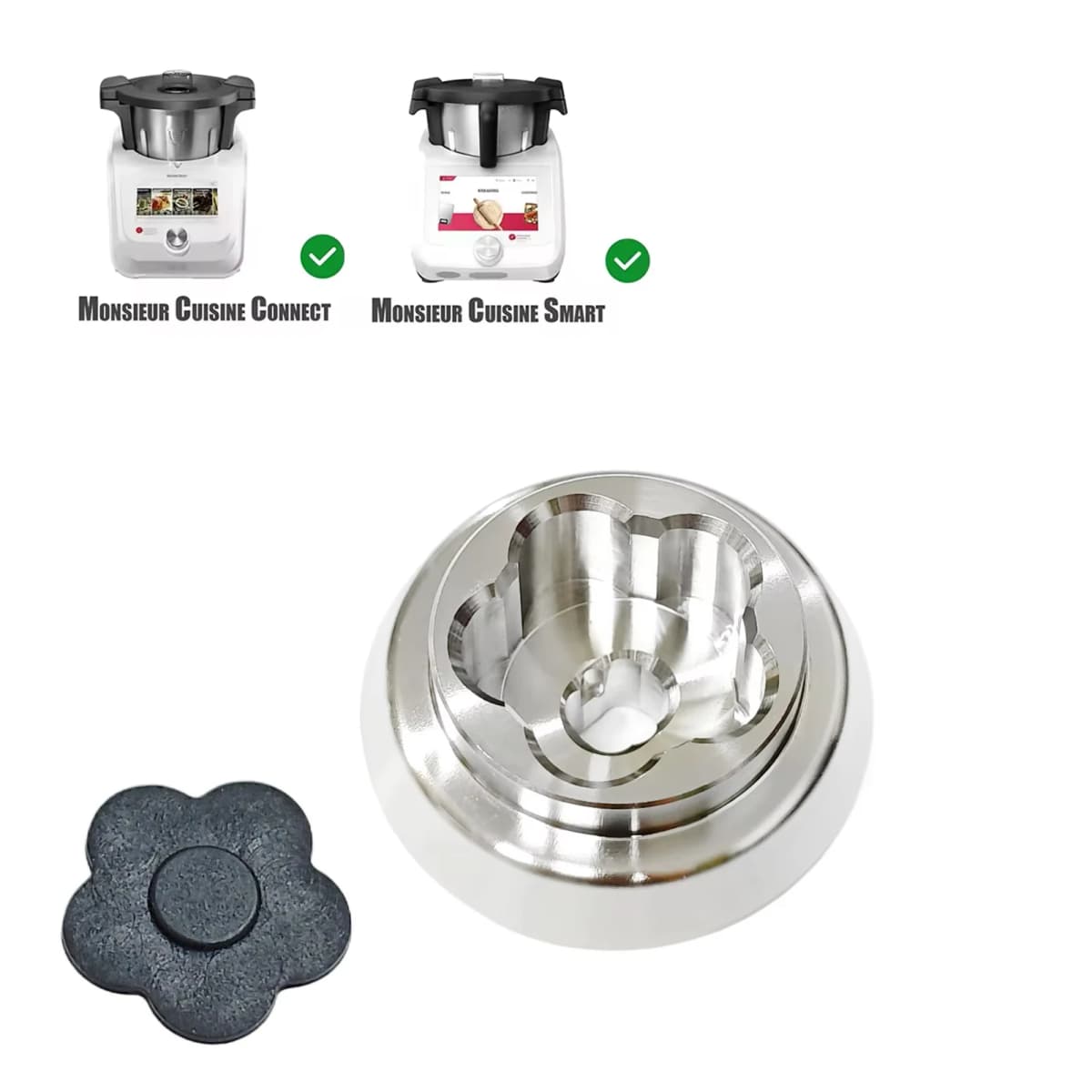 Clutch Guide for Monsieur Cuisine Smart/Connect Gearbox Blade Drive Connectors Stainless Steel Gear