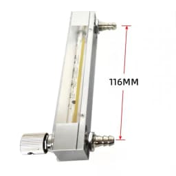 Low Flow Air Flow Meter 2.5-1000ml/Min Gas Flowmeter Rotameter With Control Valve LZB-3WB, LZB-4WB