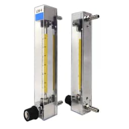 Low Flow Air Flow Meter 2.5-1000ml/Min Gas Flowmeter Rotameter With Control Valve LZB-3WB, LZB-4WB