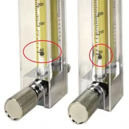 Low Flow Air Flow Meter 2.5-1000ml/Min Gas Flowmeter Rotameter With Control Valve LZB-3WB, LZB-4WB