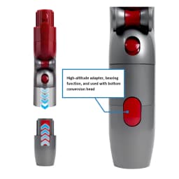 High Adapterand Bottom Adapter For Dyson V7 V8 V10 V11 V15 Vacuum Cleaner Accessorie Quick Release Up Top Tools Steering Elbow