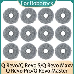 Mop Pads for Roborock Q Revo Master, Q Revo S, Q Revo Pro, Q Revo Maxv, Q Revo Curv Accessories Replacement Parts Mopping Cloths