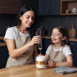 Milk Frother Wand Coffee Frother Handheld Foam Maker For Latte Rechargeable Electric Milk Frother Handheld Drink Mixer Gift Idea