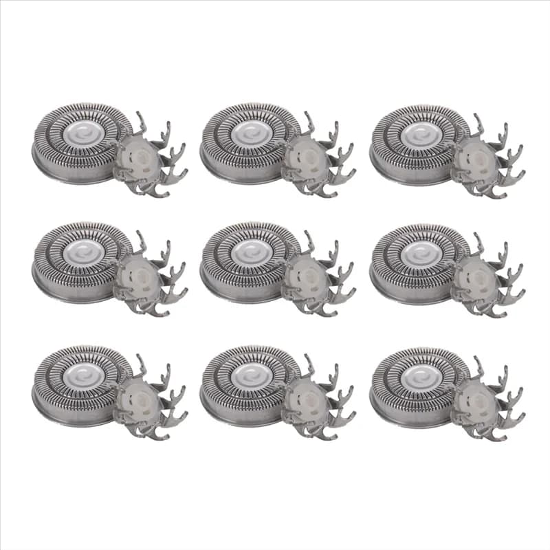 N-A64E 9Pcs Electric Shaver Replacement Blades Spare Blades Nasal Trimmer Temple Trimmer Electric Shaving Machine Razor