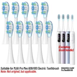 Compatible with Mjia Soundwave Sweeping Electric Toothbrush Pro Electric Toothbrush Head Mes609/610