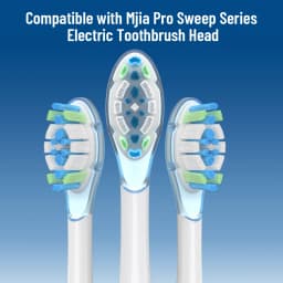 Compatible with Mjia Soundwave Sweeping Electric Toothbrush Pro Electric Toothbrush Head Mes609/610