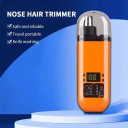 2 In 1 Portable Electric Nose Hair Trimmer USB charging Nose Ears Hair Eyebrow Trimmer for Men Rechargeable Painless set