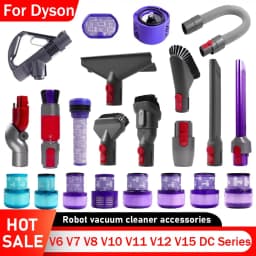HEPA Filter Brush Head For Dyson V6 V7 V8 V10 V11 V12 V15 DC Series For Dyson Vacuum Cleaner Essential Accessories Handle Roller