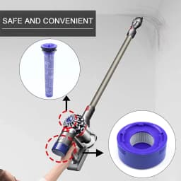 Rear Motor Cover HEPA Filter For Dyson V7 V8 Handheld Cordless Vacuum Cleaner Accessories Filter Replacement Parts