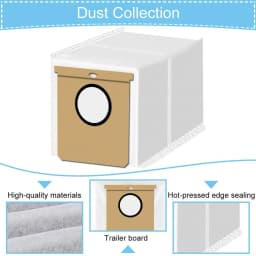 A98I-Accessory For Eufy L60 Replacement Parts For Eufy Clean L60 Main Brush Filters Dust Bags