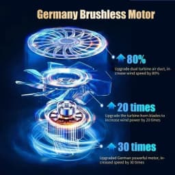 CENRR 980000PA Mini Car Vacuum Cleaner Strong Scution Powerful Wireless Car Cleaner HandHeld Air Gun Portable Vacuum Cleaner