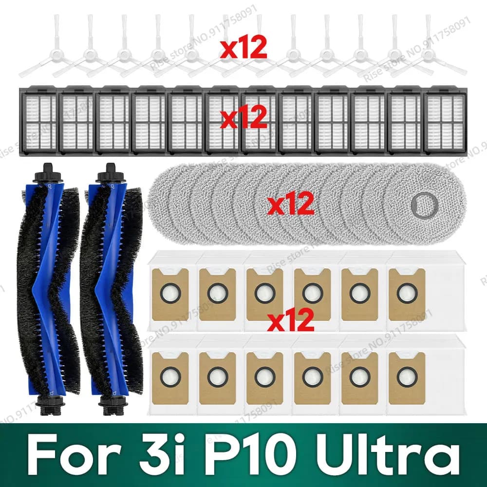 Compatible for ( 3i P10 Ultra ) Accessories Hepa Filter Mop Cloth