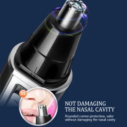 Kemei-6630 Nose Hair Trimmer For Nose Ear Cleaner Rechargeable Nose Trimmer Beard Trimer For Men Shaver Eyebrow Grooming Set
