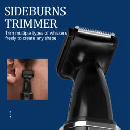 Kemei-6630 Nose Hair Trimmer For Nose Ear Cleaner Rechargeable Nose Trimmer Beard Trimer For Men Shaver Eyebrow Grooming Set