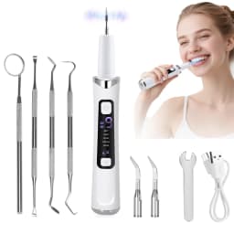5 Modes Electric Ultrasonic Dental Scaler 9 Levels Tooth Cleaner Calculus Oral Tartar Remover Tooth Stain Cleaner Teeth Cleaning