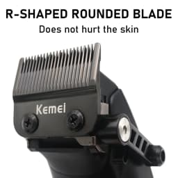 Kemei KM-1856 Electric Rechargeable Best Hair Trimmer Professional Cordless Barber Hair Clipper Trimmer Hair Cutting Machine