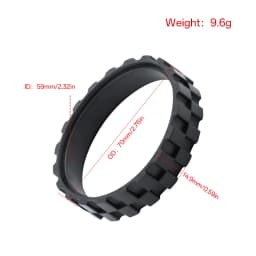 Tires Skin Parts For IRobot Roomba I7 E5 E6 500 600 700 800 900 Series Robot Vacuum Anti-Slip Rubber Wheel Spare Accessories