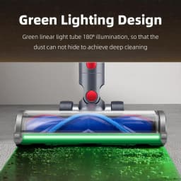 LED Electric Brush for Dyson V7/V8/V10/V11/V15 Vacuum Cleaners, Dust Detection Brush, for Hard Floors, Carpets and Other Floors