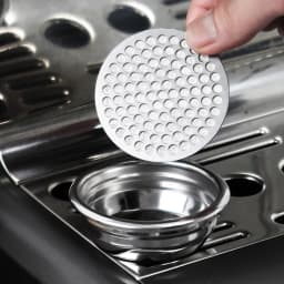 Leeseph 51/53/58 mm Stainless Steel Puck Screen, Reusable, Double Fine Filter for Coffee Machine Espresso Accessories