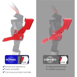 Trigger Switch Button Replacement Parts for Dyson V7 V8 SV10 SV11 Vacuum Cleaner, Red Power Switch Button Repair Parts