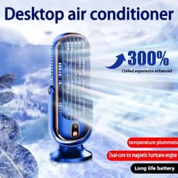 Portable USB Fan | 5 Speeds, 720° Swivel, Quiet Cool Breeze, Air Circulation, Indoor/Outdoor Use, Ideal For Home, Office, Travel