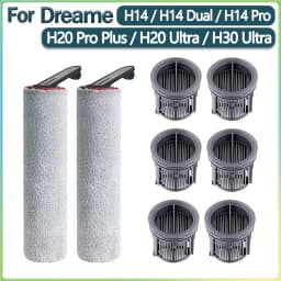 Dreame H14 Dual / H14 Pro / H14 / H20 Pro Plus / H20 Ultra / H30 Ultra Vacuum Cleaner Roller Hepa Filter Accessories