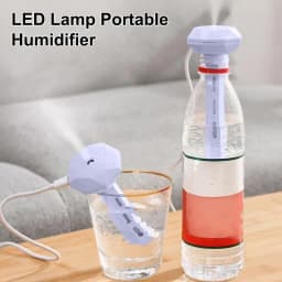 LED Light USB Humidifier with Compact Stick Design for Easy Air Moisture Adjustment