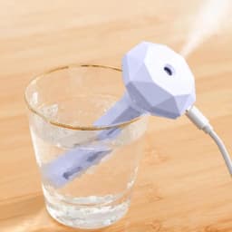LED Light USB Humidifier with Compact Stick Design for Easy Air Moisture Adjustment