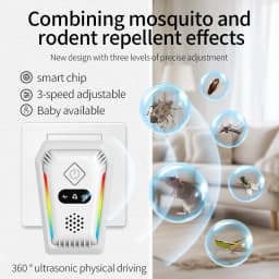 2026 ElectronicGnat-Proof Device Ultrasonic Bat Repeller Electronic Gnat-Resistant Device Cockroach Mice Repeller For Home Attic