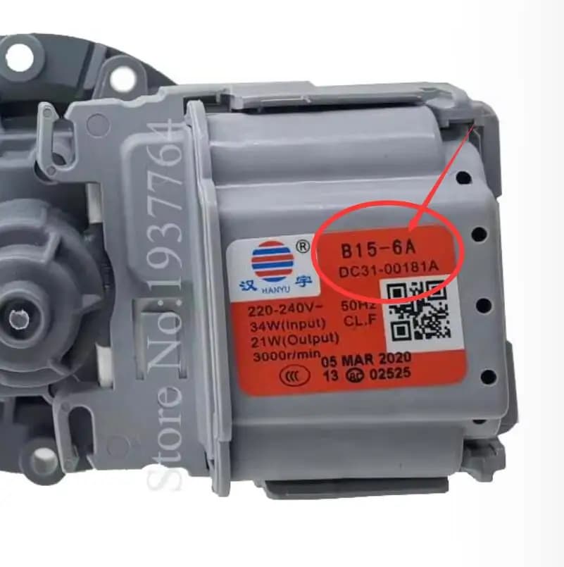 New for Samsung Washing Machine Drainage Pump Drainage Motor B15-6A DC31-00181A Washing Machine Part