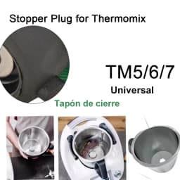 Mix Bowl Plug for Thermomix TM7 TM6 TM5 Universal Nylon+Stainless Steel Type Slow Cooker Blade Hole Sealing Cap Boiled Water