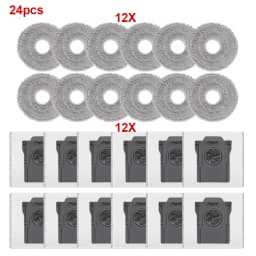 For Dreame X30/X40/X50 Ultra, L10s/L30s/L40/L50 Ultra, S10/S30 Pro Ultra Dust Bags Mop Cloths Sweeping Robot Vacuum Parts