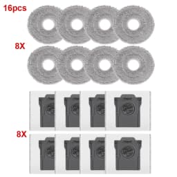 For Dreame X30/X40/X50 Ultra, L10s/L30s/L40/L50 Ultra, S10/S30 Pro Ultra Dust Bags Mop Cloths Sweeping Robot Vacuum Parts