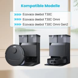 Ecovacs Deeboot T30C / T30C GEN 2 / T30C OMNI / T30C OMNI GEN 2, Debot N50 OMNI Parts Brush Filter Mop Cloth Dust Bag