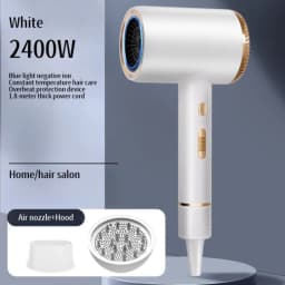 110000 Rpm High-Speed Hair Dryer 3d Blue Negative Ion Light Hair Care Silent Home Hair Salon Diffuser Hair Dryer 220V
